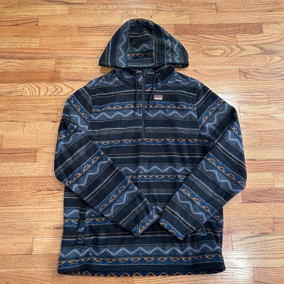 O'Neill Men’s Black and Blue Superfleece Pullover - Picture 2 of 7